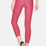 Outdoor Voices 3/4 Warmup Leggings Flamingo Pink Textured Compression Like New Photo 2