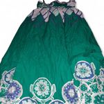 Moulinette Soeurs  Green and Blue Patterned Dress Photo 0