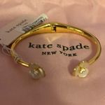 Kate Spade Gold Open Bracelet with flowers Photo 0