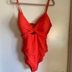 La Blanca Women's Standard Island Goddess Twist Keyhole One Piece Swimsuit SZ 14 Photo 5