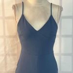 Likely Brooklyn Front-Slit column Gownin blue gray size 4 Photo 3