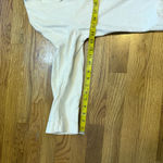 Anthropologie Womens 12 Linen White Long Sleeve Open Front blazer Tuxedo Pockets Photo 8