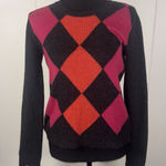 Theory cashmere argyle sweater womens medium Photo 0
