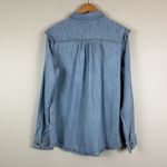 Matilda Jane Good Hart Shirt Women M Blue Chambray Long Sleeve Button-Up Classic Photo 1