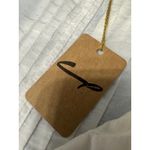 Yoko Apparel Tunic Dress Pleated Button Down White Casual Long Sleeve Size M Photo 4