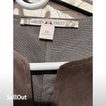 Chelsea & Violet XS Brown Floral Embroidered Cutout Waist Cocktail Dress Photo 4