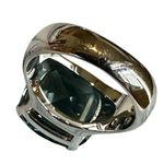 Swavorski Swarovski Aqua Blue Crystal Chunky Ring (Swan Mark) – Retired Photo 6