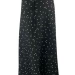 Oak + Fort Women's Black White Floral High Waisted Midi Slip Dress Size XS Photo 1