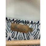 Skemo Women Size Small Blue Printed Sequin Tassel Tunic Swim Coverup Boho Photo 6