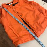 Tommy Hilfiger Vintage 90s  Orange Streetwear Snap Button Puff Vest Size Large Photo 9
