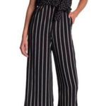 Luxology Jumpsuit Tie-Front Stripe & Polka Dot Print Plus Size 14 NWT Photo 0