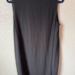 Eileen Fisher  black basic 100% Silk midi dress nwt  Photo 1
