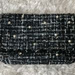 Vintage Black Boucle Pearl Embellished Shoulder Bag Photo 1