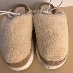 UGG  Women's Ivory sheepskin suede platform Westsider hybrid slipper shoes 12 Photo 7