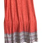 Style & Co Women's Sleeveless Flip Flop Dress Mix Print Blood Orange Sz-M Photo 6