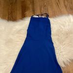 Lulus LULU’S Good Deeds Royal Blue Lace Up Mini Dress Photo 5