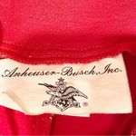 Budweiser  Vintage Women’s Large Red Sparkle Promo Cocktail Tank Dress Photo 2