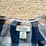 a.n.a Blue And White Top Photo 1