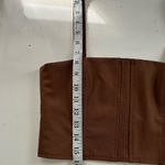 ZARA  Brown Structured Crop Tank Top Size Small Photo 4