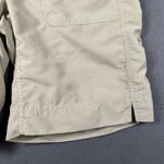 The North Face  Womens 4 Khaki Lightweight Outdoor Hiking Roll Up Shorts Pockets‎ Photo 1