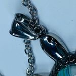 Sea Turtle Necklace Stainless Steel Multicolor Millefiori Floral Center 20 inch Photo 14