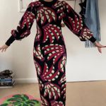 Farm Rio Banana Dots Knit Sweater Dress Photo 6