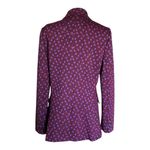 Diane Von Furstenberg DVF  NWT Bien Graphic Print Double Breasted Blazer Size 6 Photo 4
