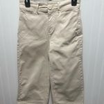 Ann Taylor Loft Cropped Wide Leg Flat Front jeans Sz 2P Photo 0