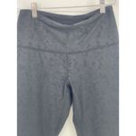 Lucy Activewear Women's Sz M Black Bar Jacquard Studio Hatha Leggings Pants Bag2 Size M Photo 1