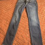 Miss Me Vintage Denim Low Rise  Jeans With Rhinestone Crosses Photo 0