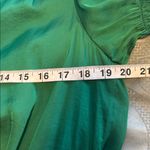 Philosophy BRAND GREEN BLOUSE SHORT PUFF SLEEVES WIDE ELASTIC CUFFS AND WAIST Photo 8