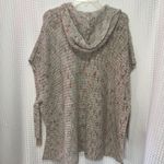 cupio Hooded Tan Poncho Sleeveless New Small/Medium Soft Photo 5