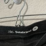 Betabrand  Dress Pant Yoga Pants Classic Bootcut Charcoal Grey, Size M Photo 4