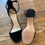 Vince Camuto NWOT Black Block Heel suede Sandals, 6.5/37 Photo 1