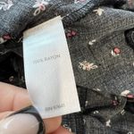 J. Jill Full Leg Short‎ Sleeve Women’s Jumpsuit Black Floral Size Small Photo 9