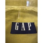 Gap Vintage  Linen Olive Green Button Up Long Sleeve Shirt M Photo 1
