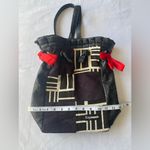 Bag DADDY Back pack bag black/white‎ with red ribbons on the sides Black Photo 2