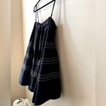 Free People Full Swing Embroidered Black Mini Dress Midi Skirt + Pockets Photo 2