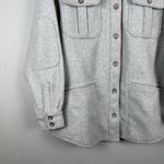 Natural Reflections Shirt Jacket Women 1X Heathered Gray Chore Outdoorsy Durable Photo 3