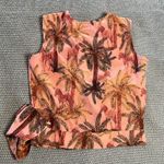 Sensi Studio Safari Pink Wrap Tunic Zebra Dress Red Sz S Photo 8