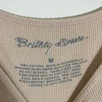Britney Spears Lucky Ribbed Tank Top Size M Photo 5