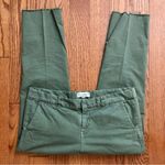 Nili Lotan East Hampton Pants Green Cameo Frayed Hem Women’s Size 10 Photo 7
