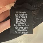 Misook Collection Size Small Black Ivory Striped Knit Short Sleeve Top Cropped Photo 4