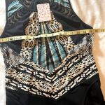 Free People Out Of Africa Deadstock Dress Geometric Aztec Mini Cut Out Back M Photo 10