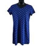 Isaac Mizrahi Live! Women's Polka Dot V-Neck Tee Shirt Dress Size Medium NWOT Photo 1