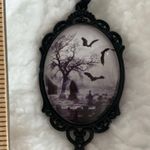 Gothic Black Pendant Necklace Photo 1