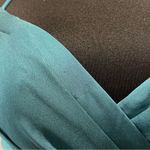 La Femme 28571 Teal Strappy Back Satin Gown 4 Photo 4