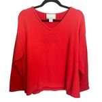 St. John  SPORT embroidered logo sweatshirt made in Italy Photo 0