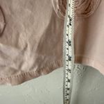 Two Star Dog Pink Linen Blend Dress Size S Embroidered Hem Sleeveless 36” Photo 7