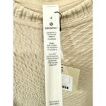 Lululemon  On Repeat Textured Sweater Dress with Removable Collar Beige Women's 4 Photo 3